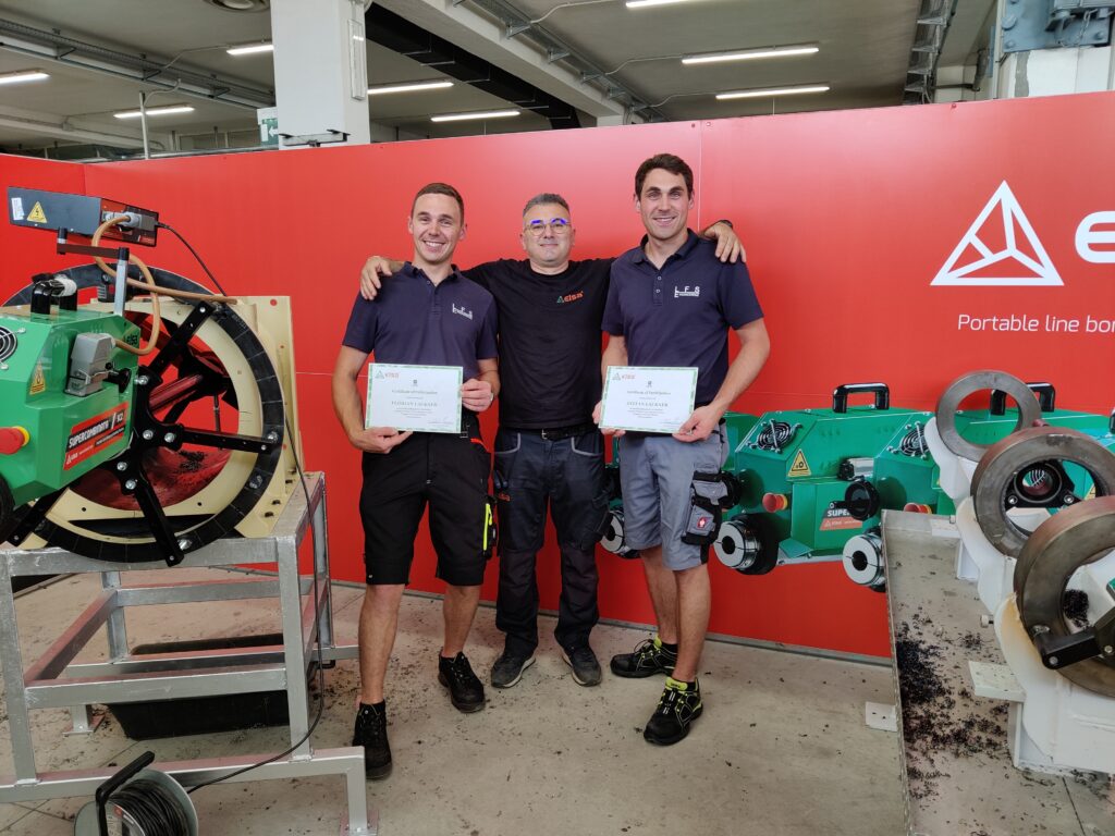 Foto dopo un training Elsa con certificazione
