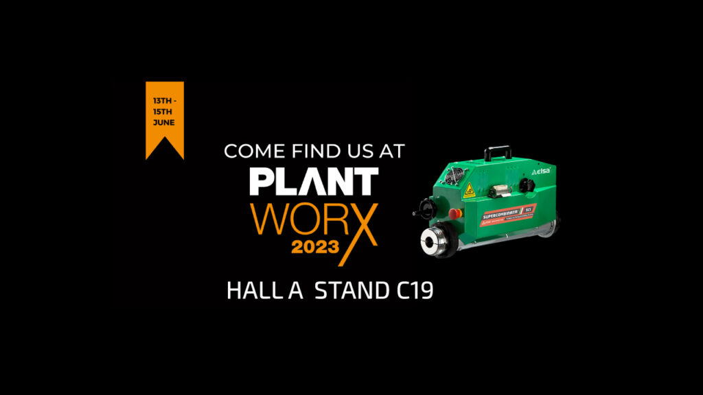 Elsa at Plantworx 2023 banner