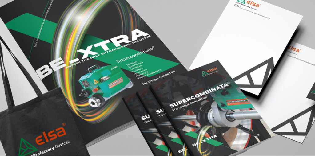 Esempio di brochure e materiale informativo rinnovato con la nuova immagine del brand